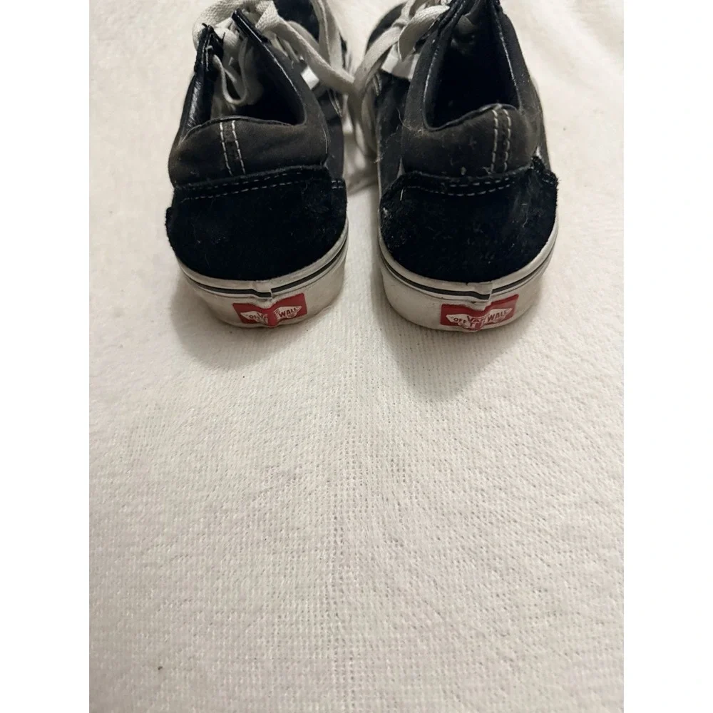 Vans Old Skool Black White Shoes Mens 8 Womens 9.5 Skate Low Classic